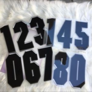 ⭐️3/$15 Transfermations iron-on black numbers